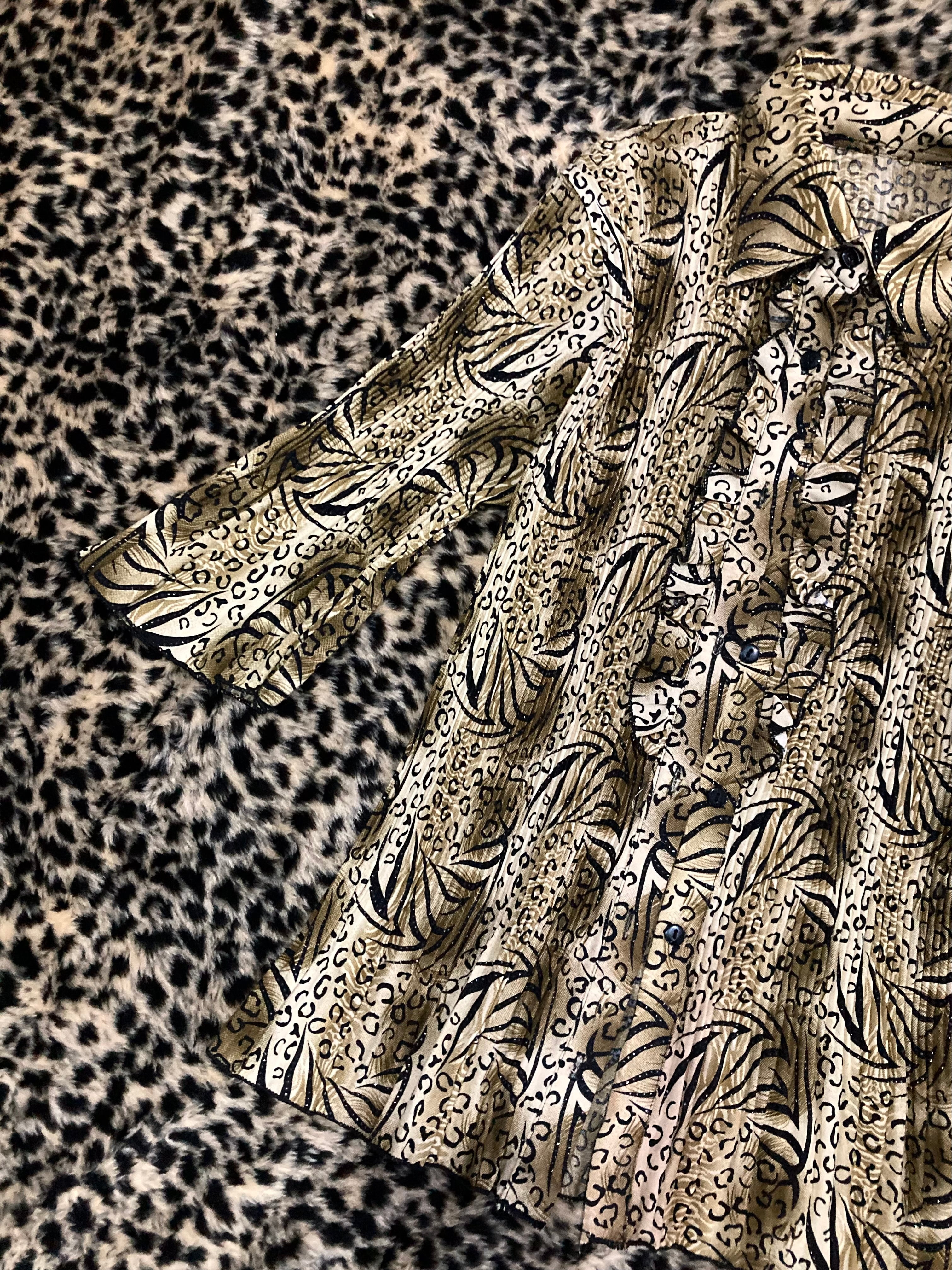camisa animal print