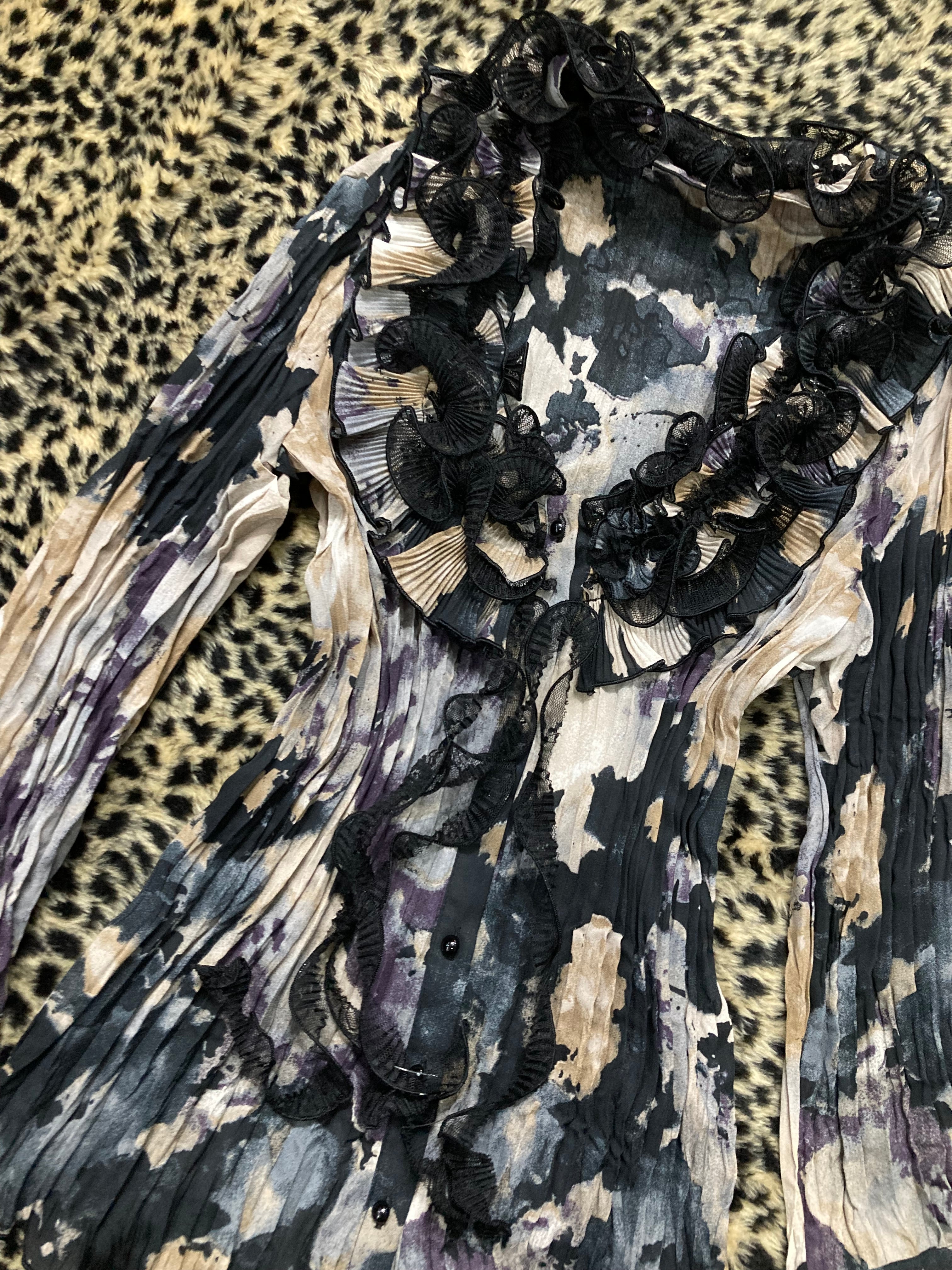 camisa volados