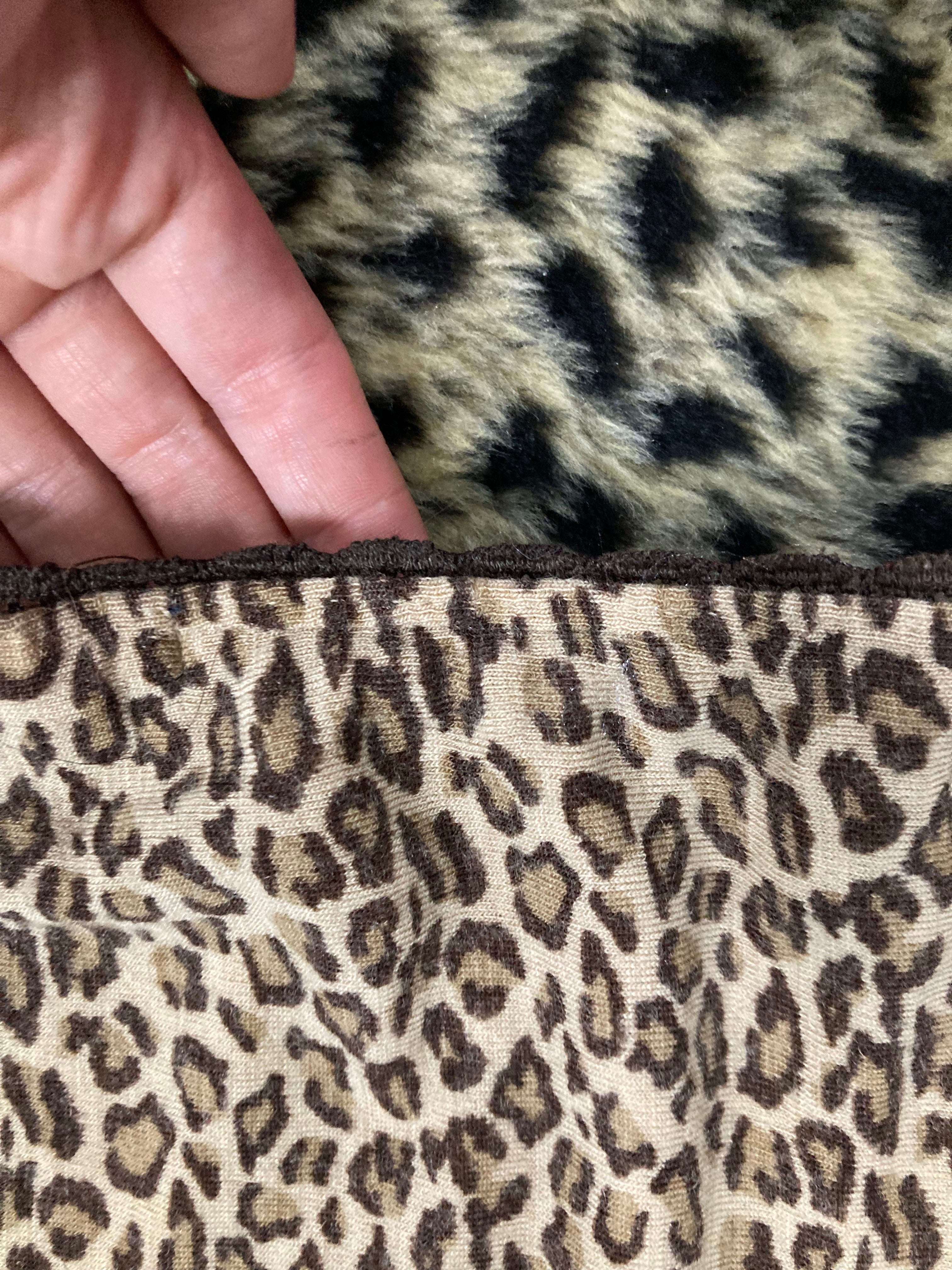 falda 90s leopardo