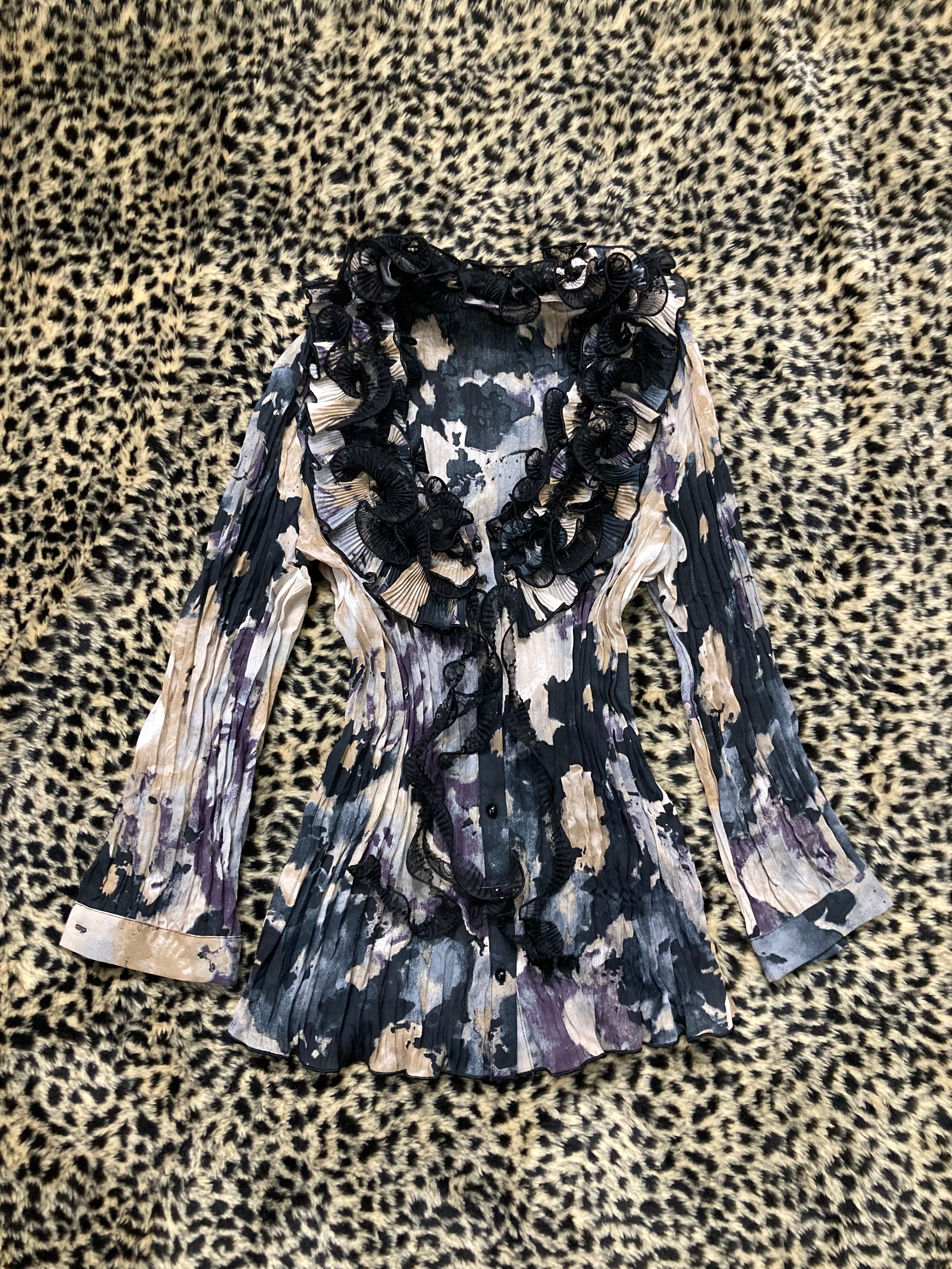 camisa volados