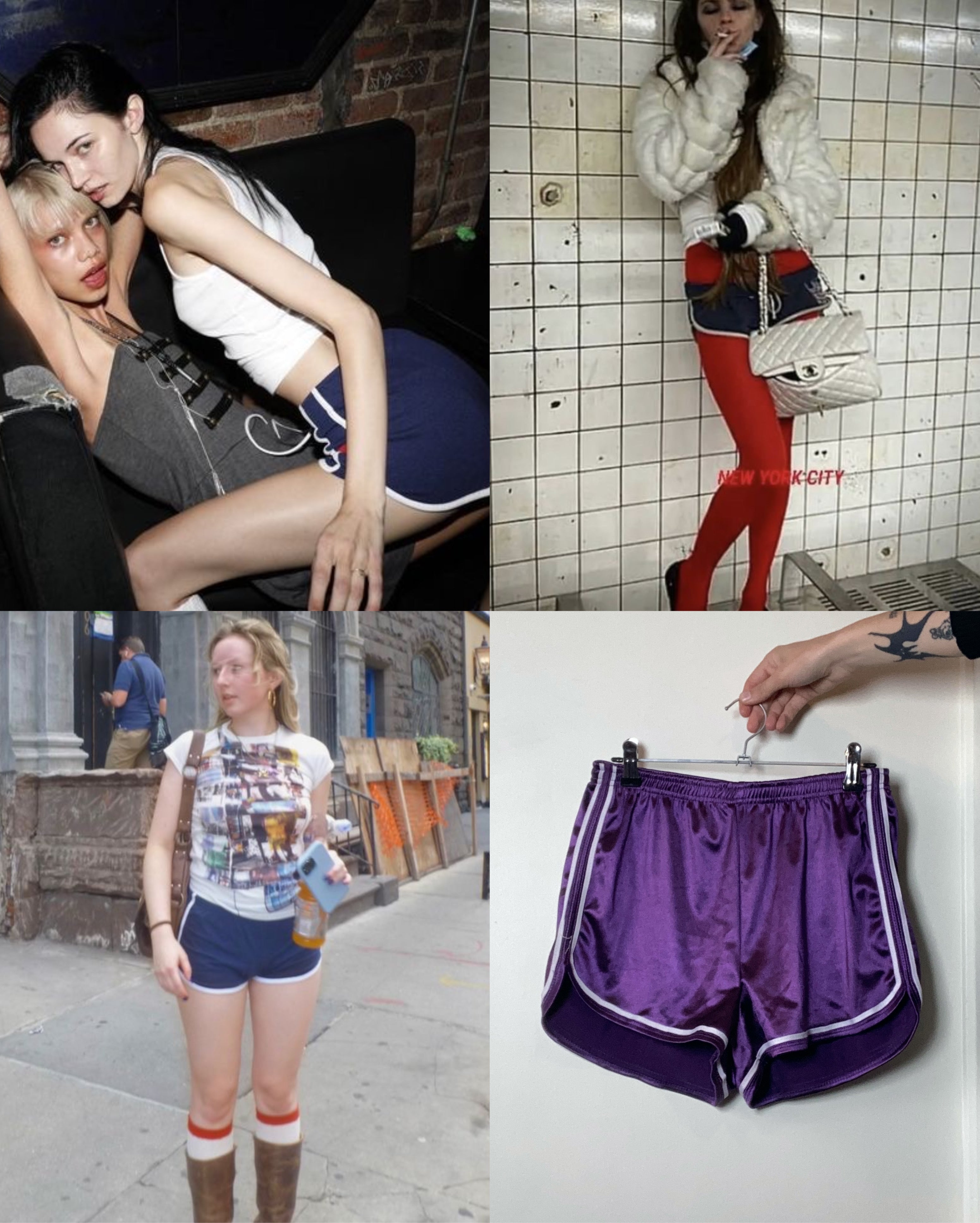 short satinado