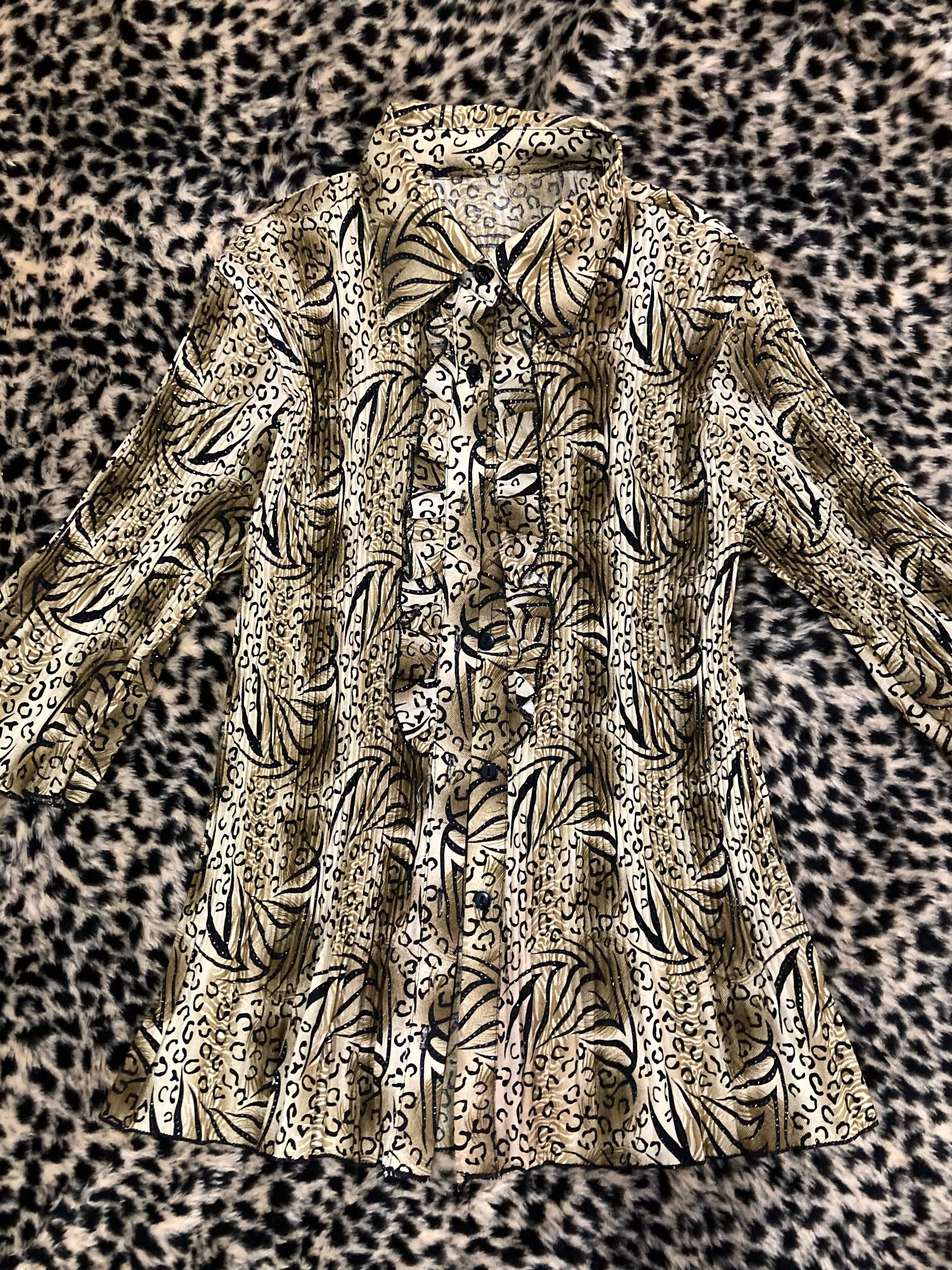camisa animal print