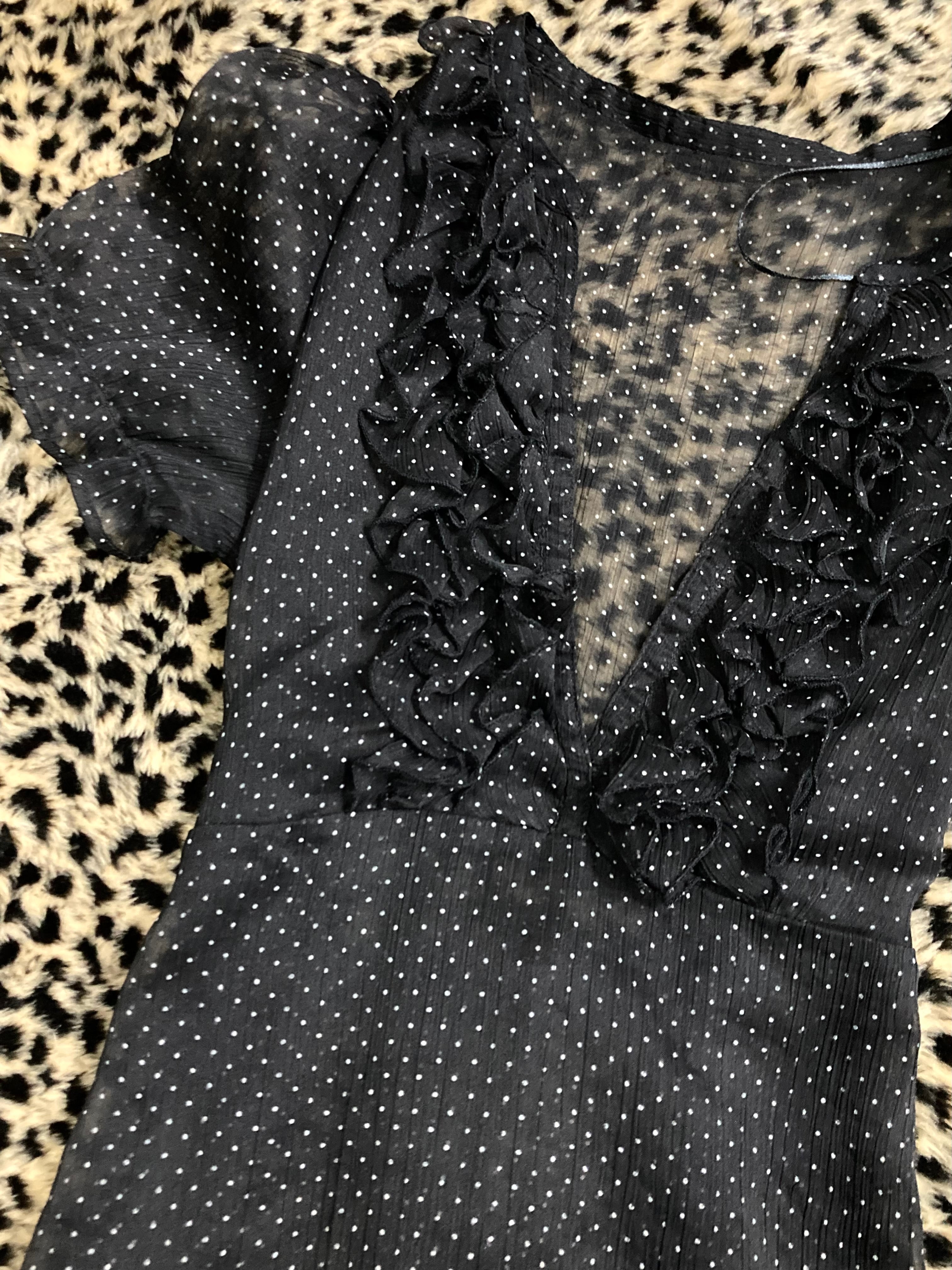 vestido polka dots