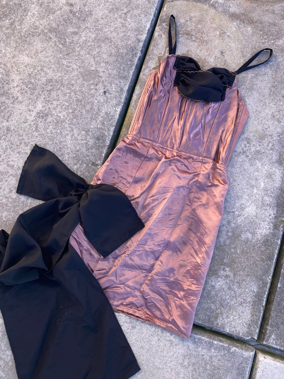 vestido moño
