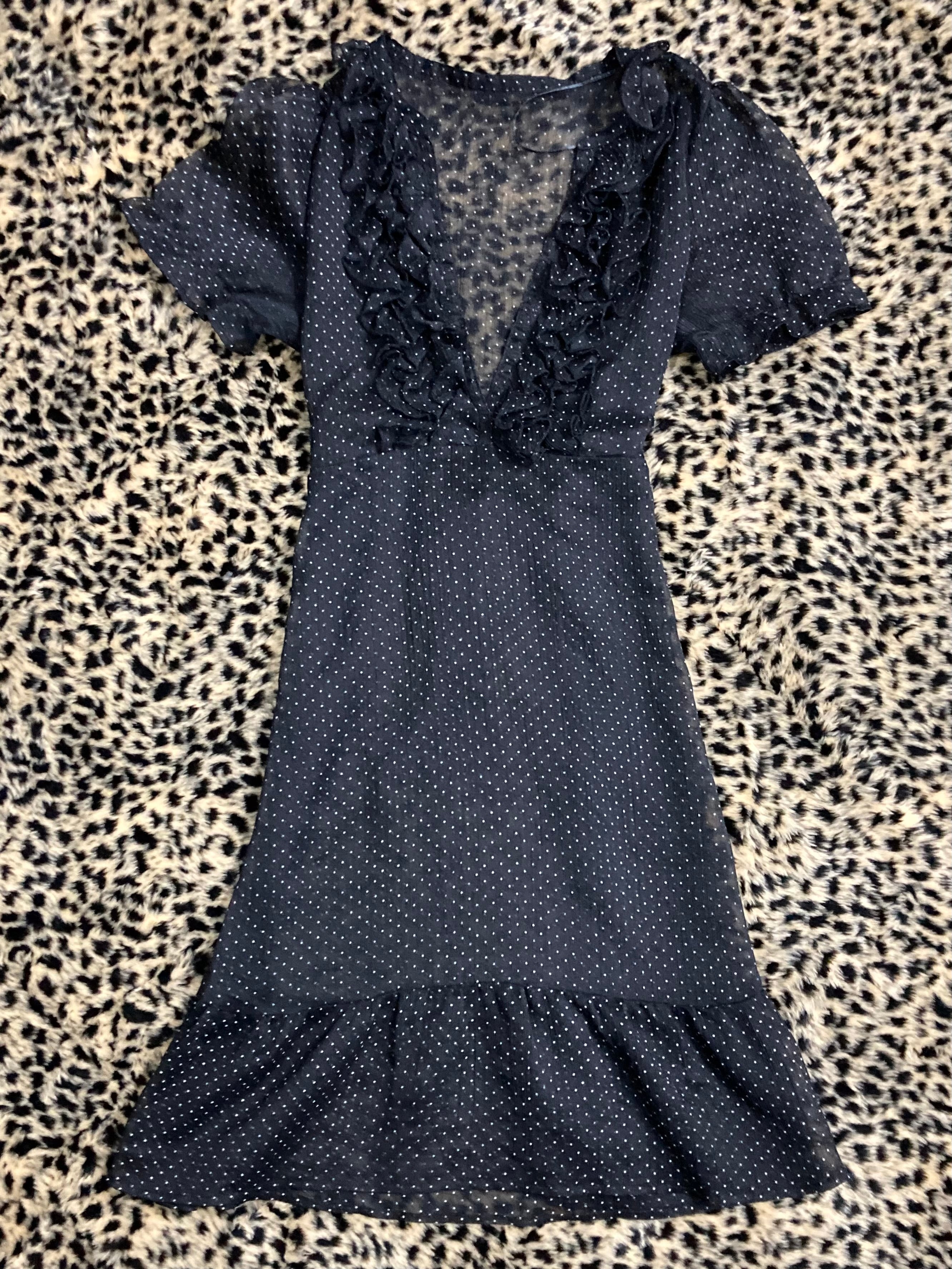 vestido polka dots