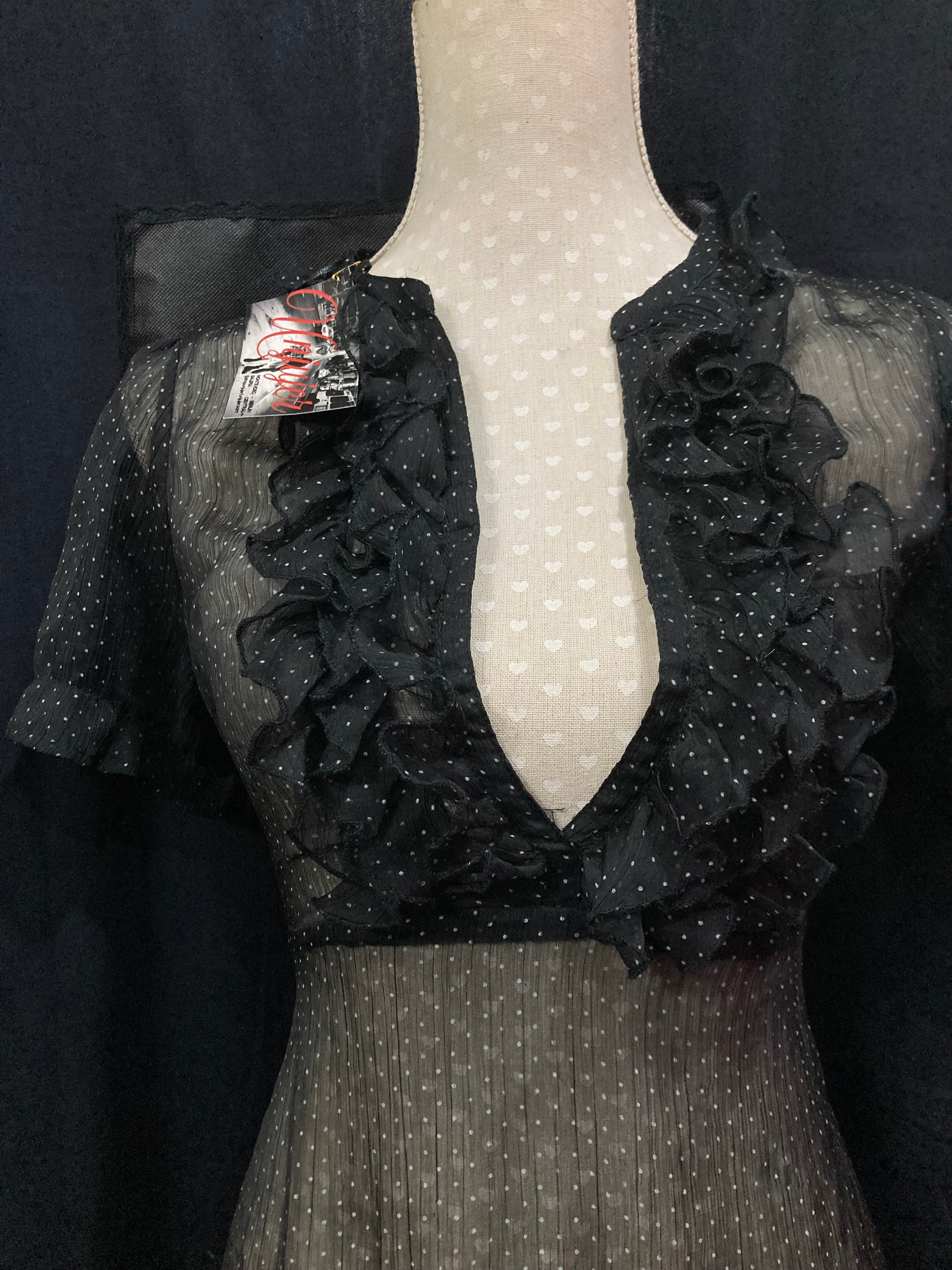 vestido polka dots